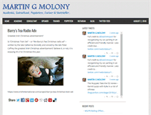 Tablet Screenshot of martingmolony.com